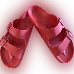 Birkenstock Arizona- Eva Red recovery Slide Sandals